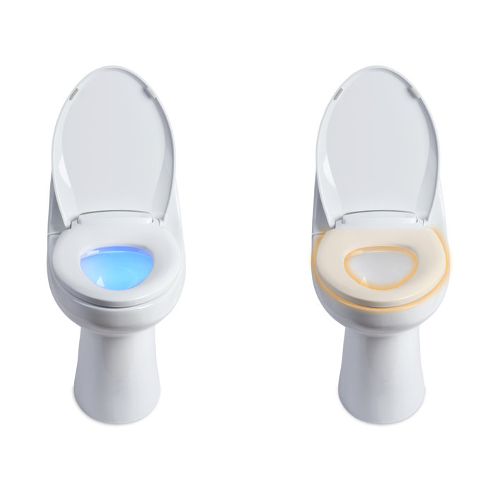 Brondell LumaWarm Heated Nightlight Toilet Seat & Reviews Wayfair